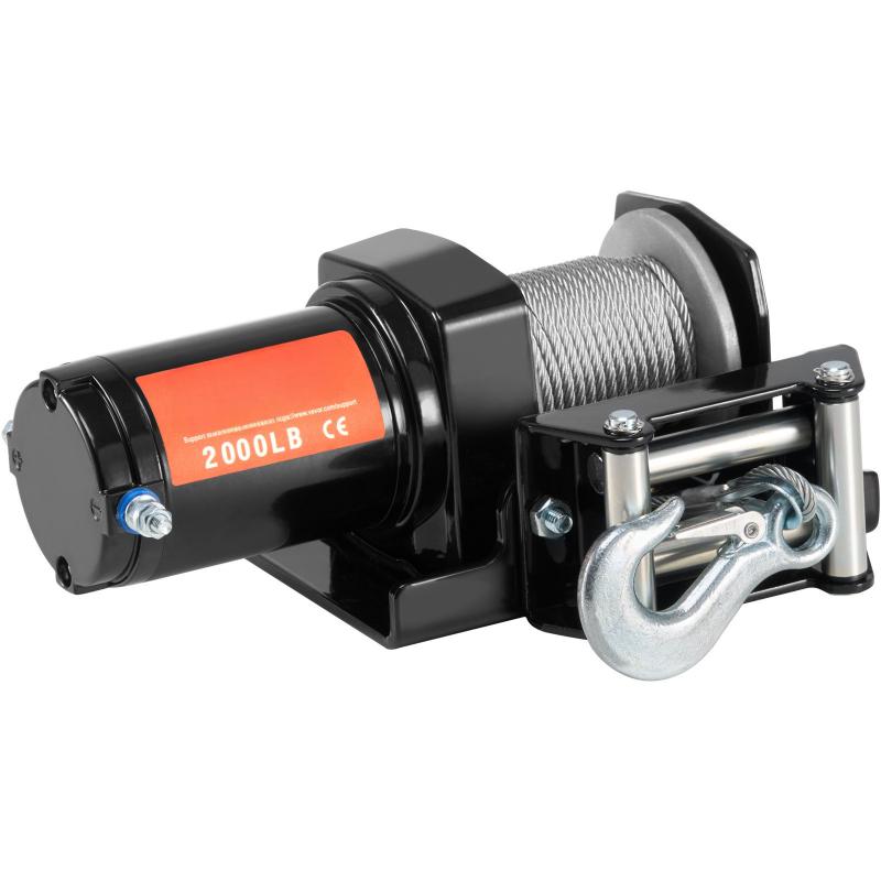 ATV,teherautó csörlő 900 kg-os 12 V / 0,7 kW motorral