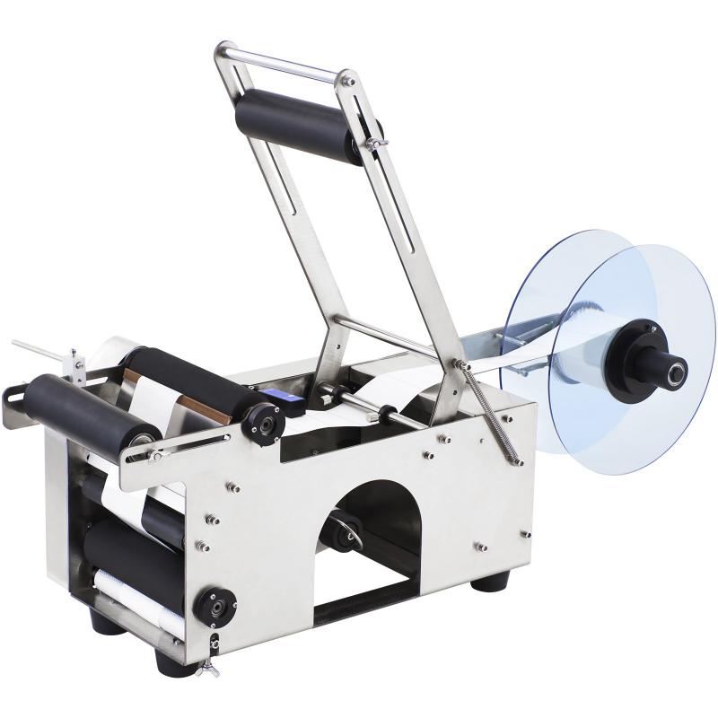Automata kerek palack címkézőgép – 20–120 mm palackátmérőhöz, 13–150 mm címkeszélességgel