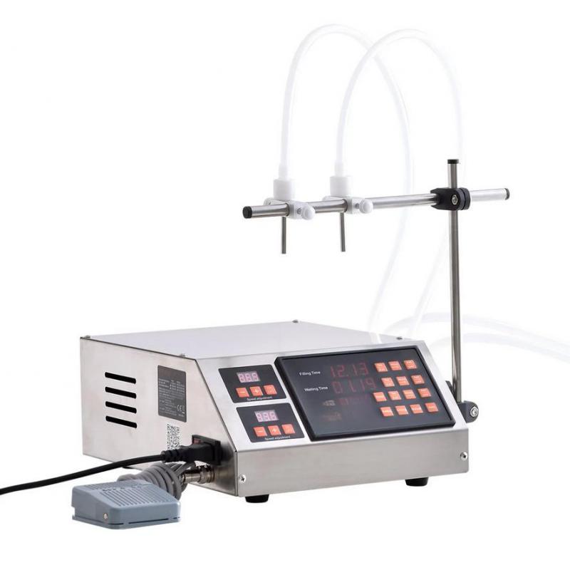 Automatikus palacktöltő, folyadéktöltő gép 5–650 ml kapacitású– perisztaltikus szivattyús, digitális vezérlésű folyadéktöltő rendszer