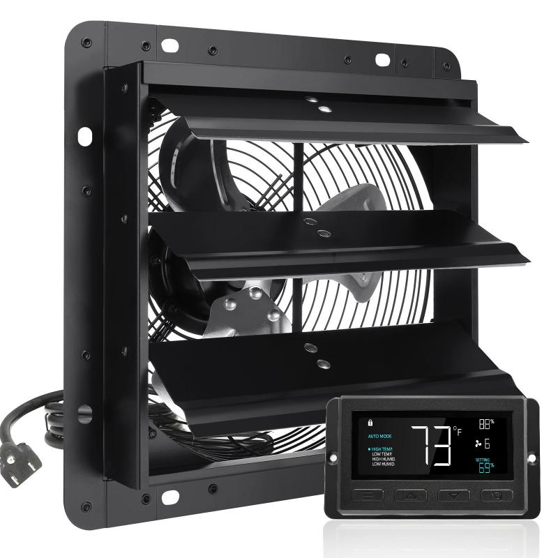 Elszívó ventilátor, szellőztető – 254 mm, 18 W