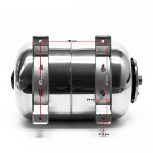 100 literes rozsdamentes acél nyomástartály – függőleges, EPDM membrános kivitel