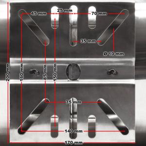 100 literes rozsdamentes acél nyomástartály – függőleges, EPDM membrános kivitel