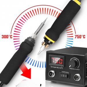 100 W-os, 165 részes pirográf és forrasztóállomás készlet – fához, bőrhöz és parafához