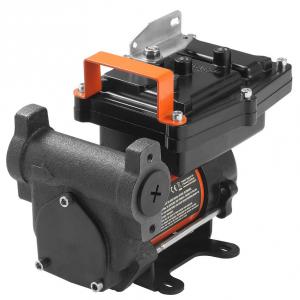 12 V-os, 57 l/perc teljesítményű, 186 W-os hordozható üzemanyag-áttöltő szivattyú automatikus elzáró fúvókával és hosszú be-/kimeneti tömlővel