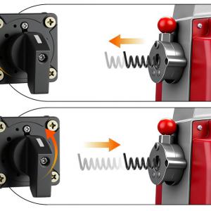 1250W Ipari lefolyótisztító, csőtisztító gép, csőgörény – 550 fordulat/perc, 20–200 mm átmérőjű csövekhez, 10 mm × 3 m és 22 mm × 17,5 m tisztítóspirállal