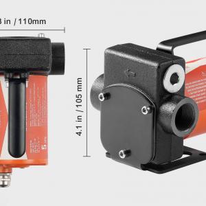 12V 19 l/perc Üzemanyag-Továbbító Szivattyú – Automatikus Dízel- és Benzinszivattyú 0,14 kW  teljesítménnyel