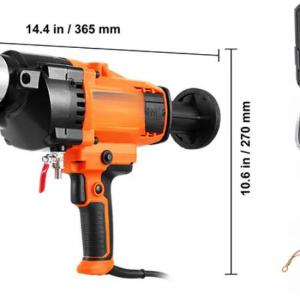2600 W kézi magfúrógép keverési funkcióval, Φ20–180 mm -tartomány