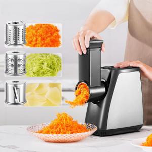 2800 W-os 4 az 1-ben elektromos húsdaráló – 1,5 kg/perc teljesítmény, kolbásztöltő, Kibbe készlet és zöldség-/sajtreszelő, rozsdamentes acél