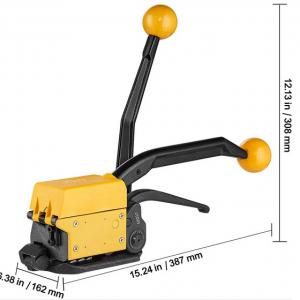 3 az 1-ben kézi acélpántoló szerszám – feszítés, krimpelés és vágás egy eszközben, 13–19 mm széles acélpántokhoz