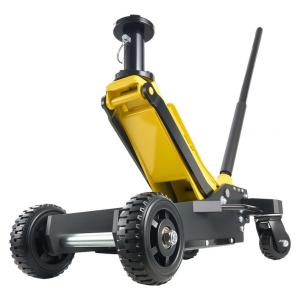 3 tonnás hidraulikus padlóemelő – alumínium-acél kivitel, dupla dugattyús gyorsemelő pumpával, 150–745 mm emelési tartománnyal