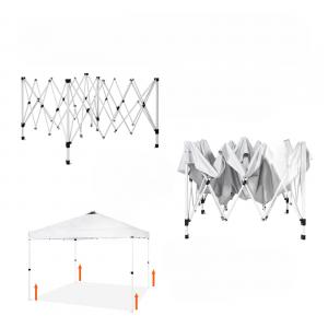 3x3 m Pop-up összecsukható rendezvénysátor hordozótáskával, UV védelem + AJÁNDÉK viharvédelem fehér