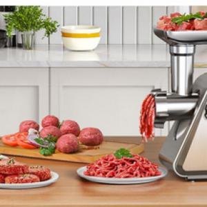 5 az 1-ben Elektromos Húsdaráló és Paradicsomprés – Multifunkcionális Konyhai Gép 300W