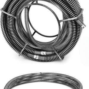 500 W elektromos csőtisztító gép, csőgörény  – 39,5 m spirál, 450 ford./perc, Ø30–100 mm csőátmérőhöz