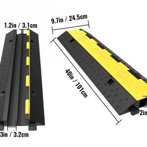 5db  Kábelvédő rámpa 101 x 24,5 x 5 cm (2 csatornás)