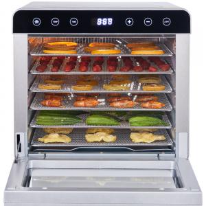 6 tálcás Aszalógép, gyümölcsszárító, ételszárító gép 700W