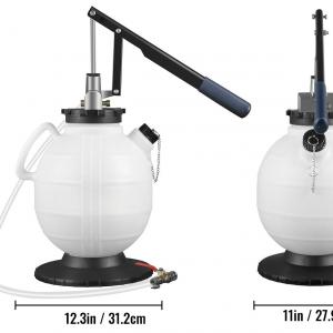 7,5 literes váltóolaj-légtelenítő készlet – univerzális ATF utántöltő adapterekkel, kézi működtetéssel