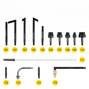 7,5 literes váltóolaj-légtelenítő készlet – univerzális ATF utántöltő adapterekkel, kézi működtetéssel