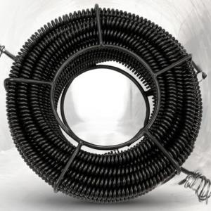 750 W elektromos csőtisztító gép, lefolyótisztító  20–150 mm csövekhez, 400 ford./perc, 16 mm × 16 m és 10 mm × 2,5 m tisztítóspirállal