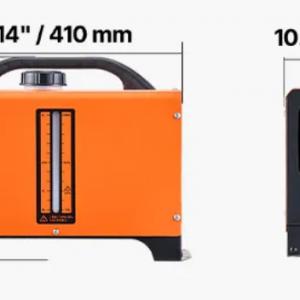 8 kW-os dízel állófűtés alacsony fogyasztással, távirányítós és LCD vezérléssel járművekhez és mobil alkalmazásokhoz