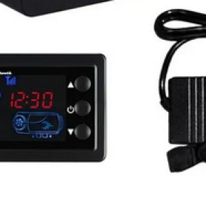 8 kW-os hordozható dízel légfűtő – alacsony fogyasztás, ≥90% hatásfok, Bluetooth vezérlés, 12V/24V/220V működés, járművekhez és helyiségekhez