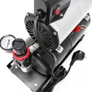 Airbrush kompresszor légnyomásos tartályos, egyhengeres kompresszor