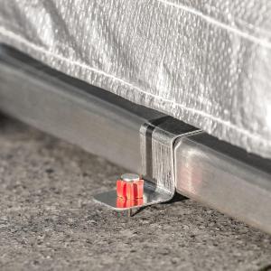 Aluminium Motorgarázs, kerékpár tároló, UV-védelemmel (176x163x 120 cm) viharvédelemmel