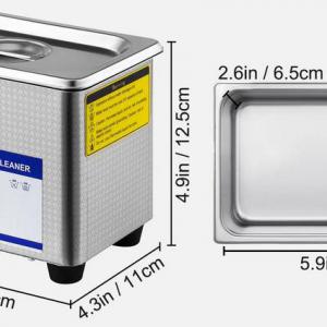 Asztali ultrahangos tisztító – 40 kHz, 35 W, LED kijelzővel