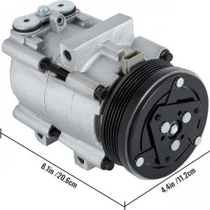 Autóklíma-kompresszor kuplunggal 4.2–6.8 L motorokhoz, alumínium kivitel