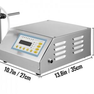 Automata folyadéktöltő gép, 2–3500 ml kapacitással,  digitális vezérlésű, LCD kijelzős szivattyúval