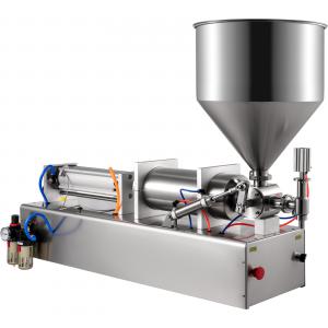 AUTOMATA PNEUMATIKUS DUGATTYÚS TÖLTŐGÉP 1000-5000 ML TÉRFOGATÚ, 50 LITERES GARAT, ROZSDAMENTES ACÉL