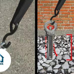 Betonhorgony, dübel raktársátorhoz, rendezvénysátorhoz  24db, 10cm