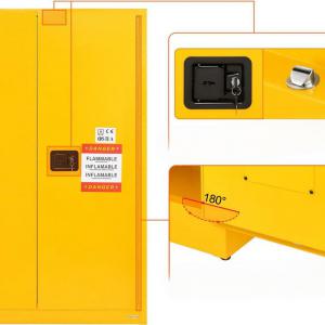 Biztonsági tárolószekrény – 109×46×166 cm, acél, 2 polc