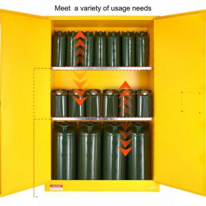 Biztonsági tárolószekrény – 109×46×166 cm, acél, 2 polc