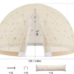 Buborék sátor, gömb sátor, iglu– 366 cm dupla fedéllel