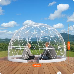 Buboréksátor, kerti iglu gömbsátor 290 x 176  cm 2-4 személyes