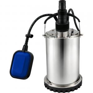 Búvárszivattyú úszóval  1100 W, rozsdamentes acél, áramlási sebesség 20000 l/h, nyomómagasság 9 m