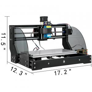 CNC asztali gravírozógép 300 × 180 × 45 mm munkaterülettel, 5500 mW-os, 450 nm-es lézermodullal