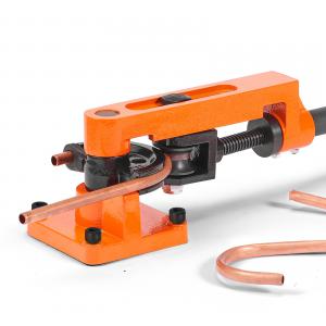 Csőhajlító gép, 10 mm - 25 mm csőátmérőhöz, 180°-os hajlítószöggel és hajlítószerszámmal sárga