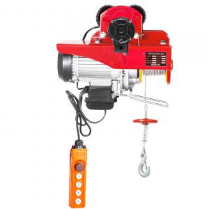 Csörlő emelő, futómacska– 800 kg / 1300 W, 30 m acélkábellel és állítható kocsival