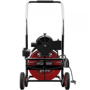 Csőtisztító gép duguláselhárító, lefolyótisztító gép 370W (32-100 mm átmérő), 22 m