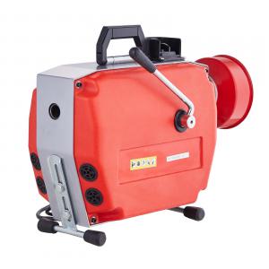 Csőtisztító gép ipari lefolyótisztító duguláselhárító gép motor 420W  (48–150 mm) átmérőjű csövekhez, 22mm-es spirállal