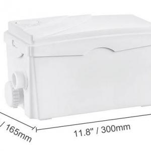 Darálós WC szennyvízszivattyú, 350 W – 6000 l/óra teljesítmény, 7 m emelőmagasság, 3 vízbemenettel