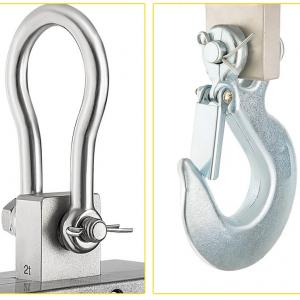 Digitális alumínium darumérleg, 1000 kg teherbírással, LCD kijelzővel és távirányítóval