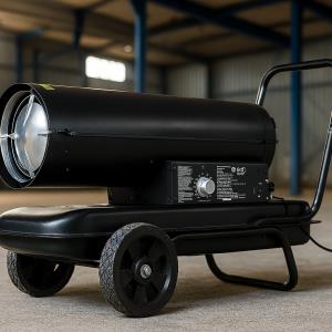 Dízel gázolajos hőlégfúvó, torpedó, ipari melegítő  20,5 kWh, 19 liter fogyasztás, (400m3 terület)