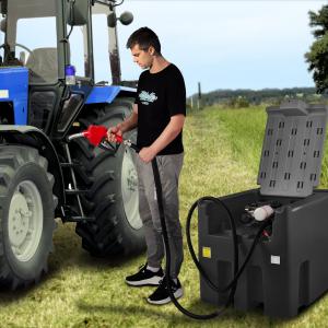 Dízel üzemanyagtartály 439 liter, 40 l/perc töltőszivattyúval és fúvókával