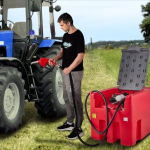 Dízel üzemanyagtartály töltőszivattyúval, 439 liter, 40 l/perc, 140 W