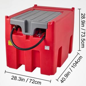 Dízel üzemanyagtartály töltőszivattyúval, 439 liter, 40 l/perc, 140 W