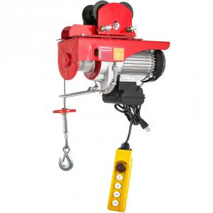 Drótköteles emelő, csörlő  1000 kg teherbírású– ipari kivitel kocsival és távirányítóval