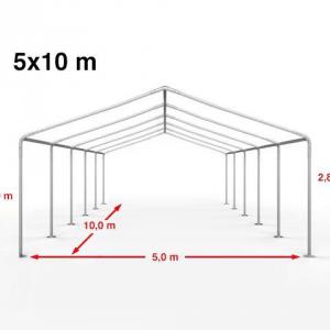 Easy Raktársátor, tárolósátor 5x10 m  (50 m2)