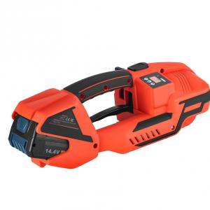 Elektromos automata pántológép 2 × 4000 mAh akkumulátorral, digitális kijelzővel, 9–16 mm PP/PET pántszalaghoz